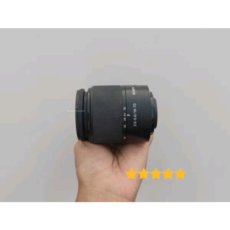 Lensa Sony 18-70mm For DSLR Sony Hitam Murah