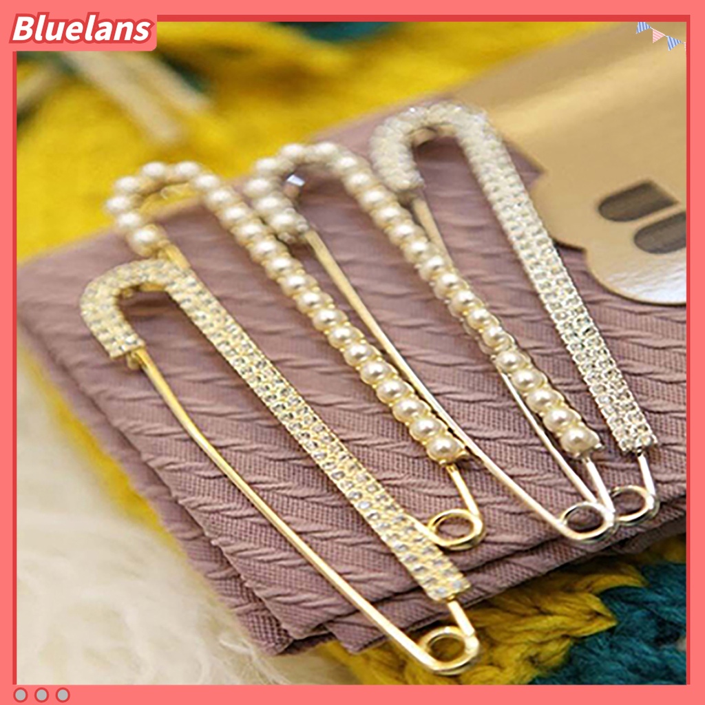 Bluelans 1Pc Bros Pin Besar Hias Mutiara Berlian Imitasi Untuk Wanita