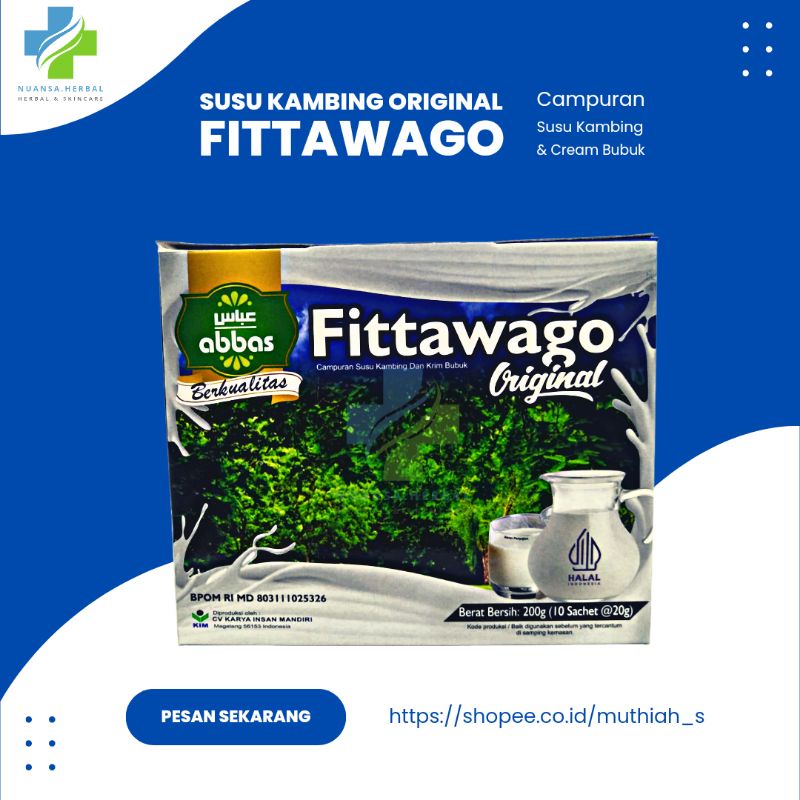 SUSU KAMBING FITTAWAGO ORIGINAL ABBAS
