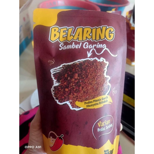 

SAMBAL BELARING/SAMBAL GARING +KACANG 500 GR