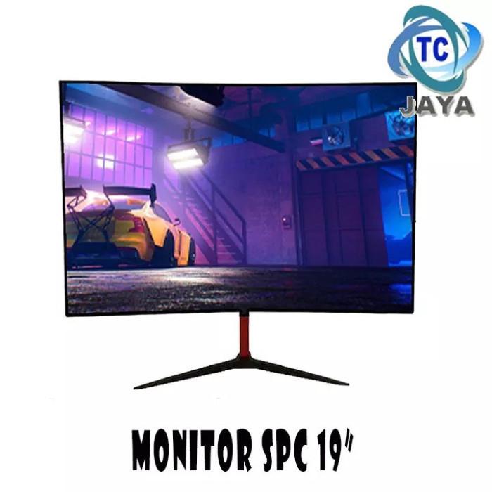 Monitor Lcd Monitor Pc / Komputer Spc 19Inch Hd