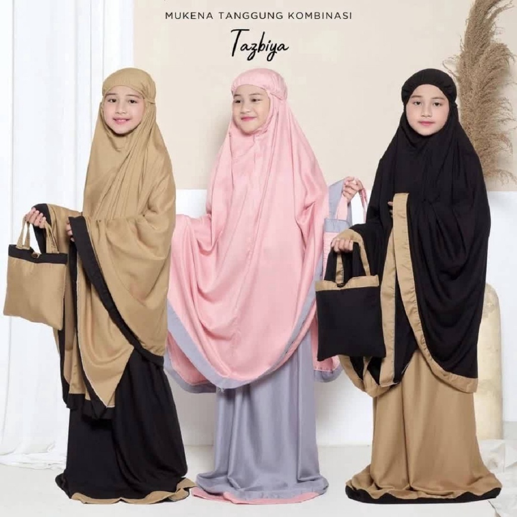 MUKENA ANAK TANGGUNG KOMBINASI UMUR 3-15 TAHUN