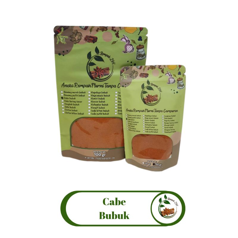 

CABAI BUBUK MURNI