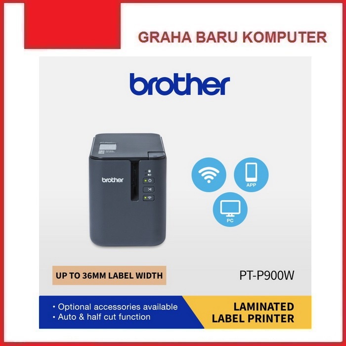 

Brother P-Touch PT-P900W Printer Label Laminated Sticker