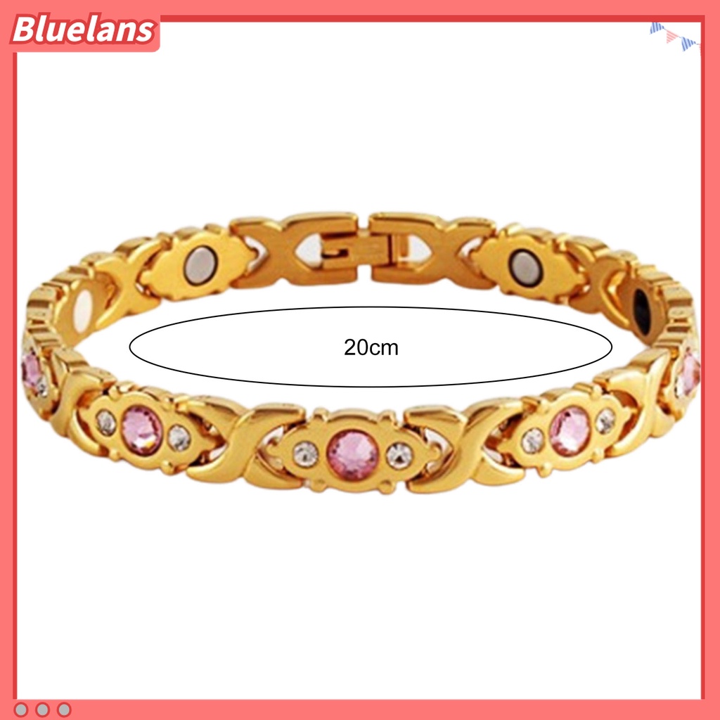 Gelang Rantai Tebal Dengan Gesper Magnetik Untuk Kesehatan Wanita