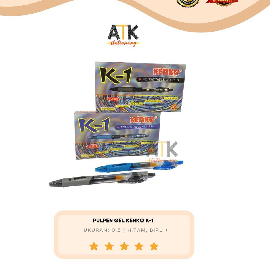 

Baru Pulpen Gel Kenko K1 0.5mm Atk