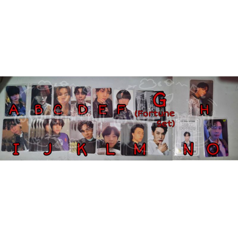 PC Photocard Johnny Jaehyun Yuta Doyoung Sticker  Soul City Photobook Pb Jewel Universe the Link NCT