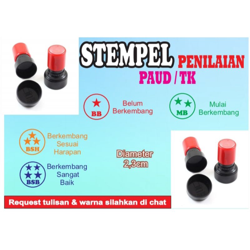 

STEMPEL OTOMATIS PENILAIAN PAUD/TK