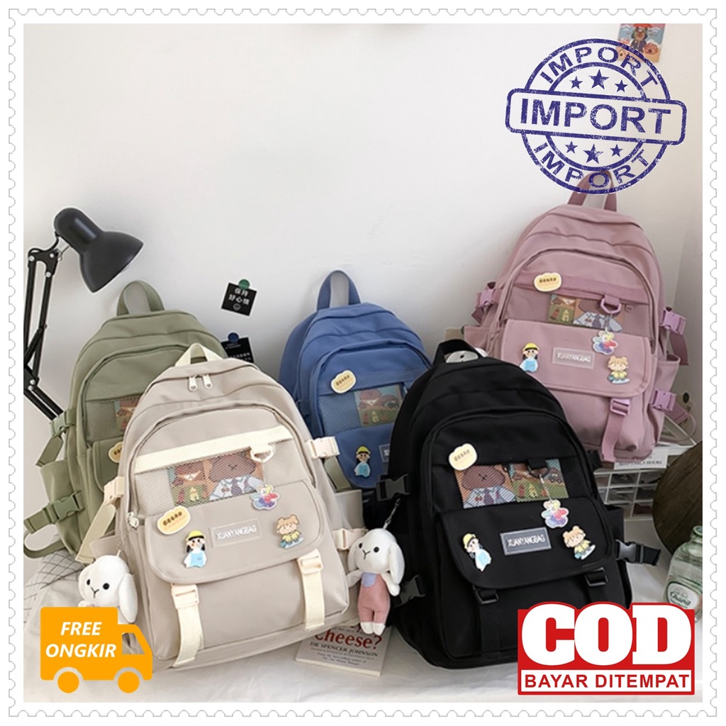 TAS RANSEL ANAK VB3441 TAS SEKOLAH TK PLAYGROUP PAUD SD BACKPACK IMPORT GENDONG TAS PUNGGUNG MANIS T