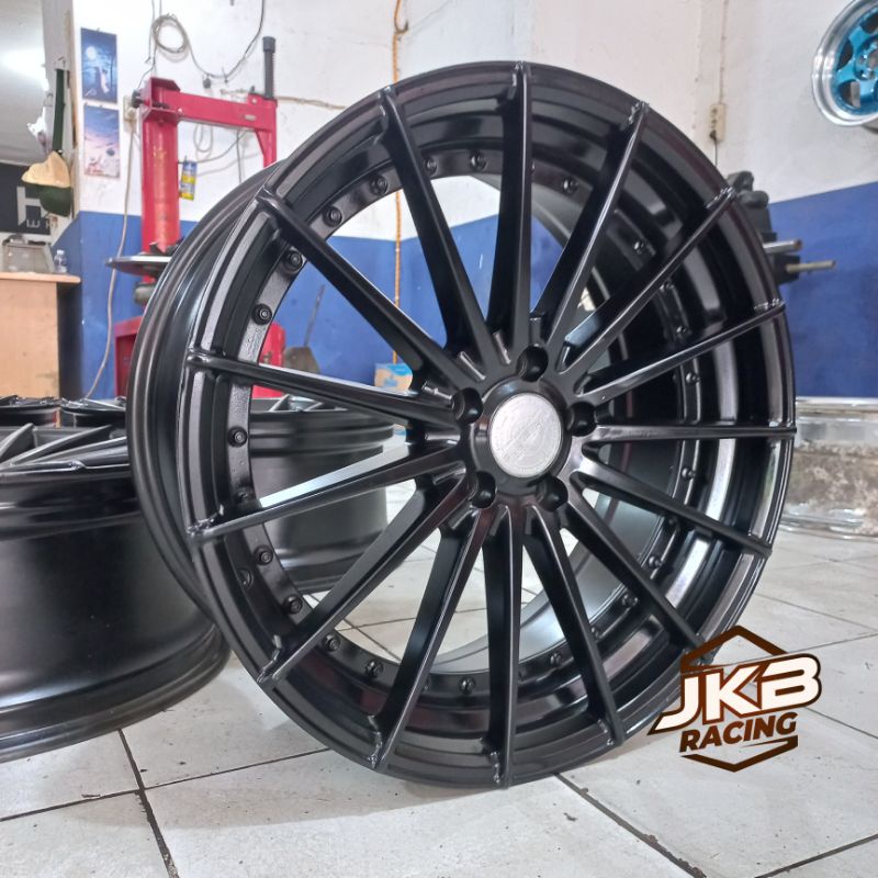 VELG MOBIL BEKAS RACING | VOSSEN R20 LEBAR 8,5/9,5 PCD 5X114 ET 45/42 BLACK