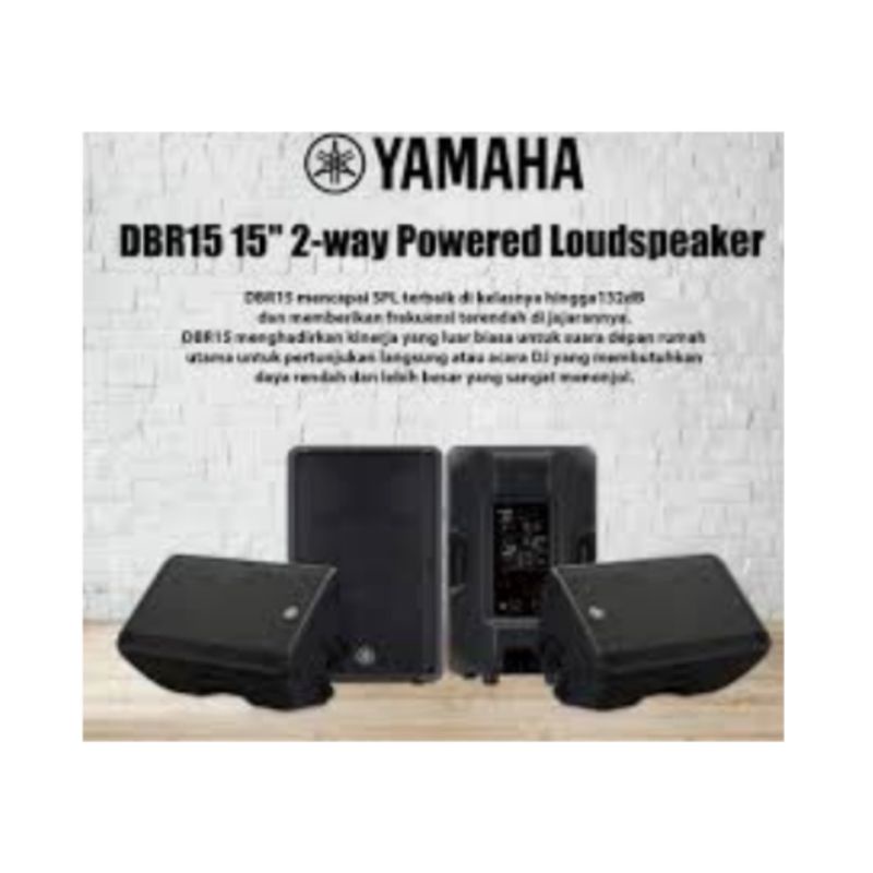 Speaker aktif profesional 15 inch Yamaha DBR-15, original garansi, 2way speaker.