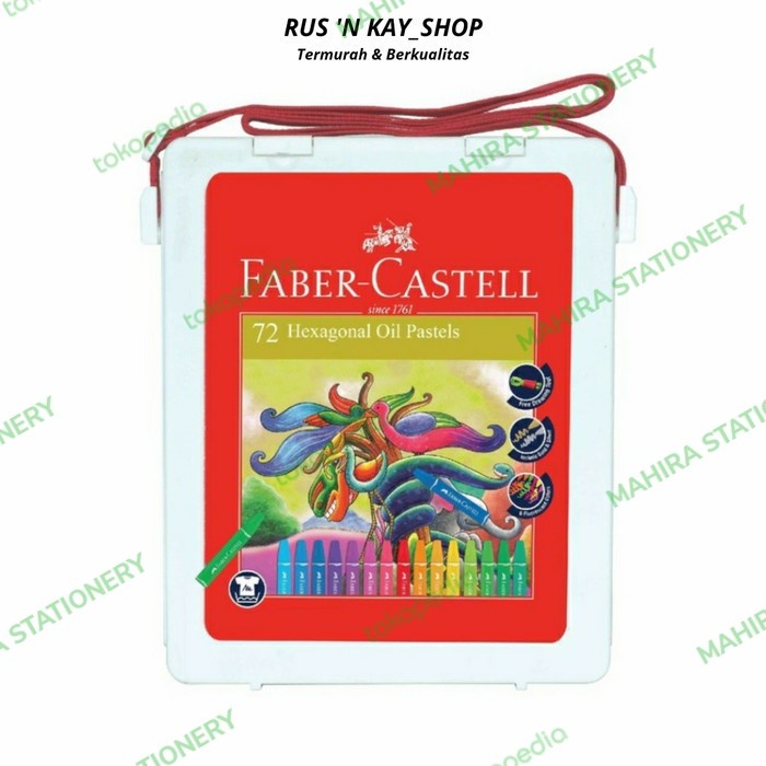 

Pastel Hexagonal Oil Pastels Set'72 Warna - Faber Castell
