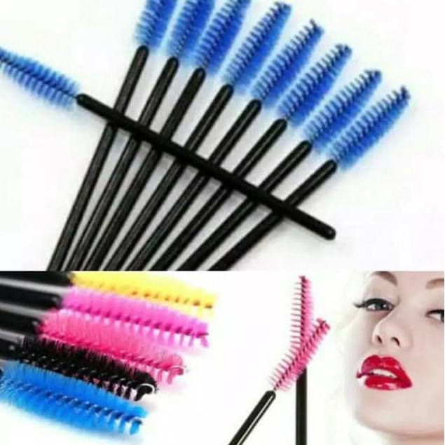 Beauty Jaya - Sisir bulu mata Maskara Sikat Maskara Kuas Maskara Mascara Brush Spoolie Alis Key