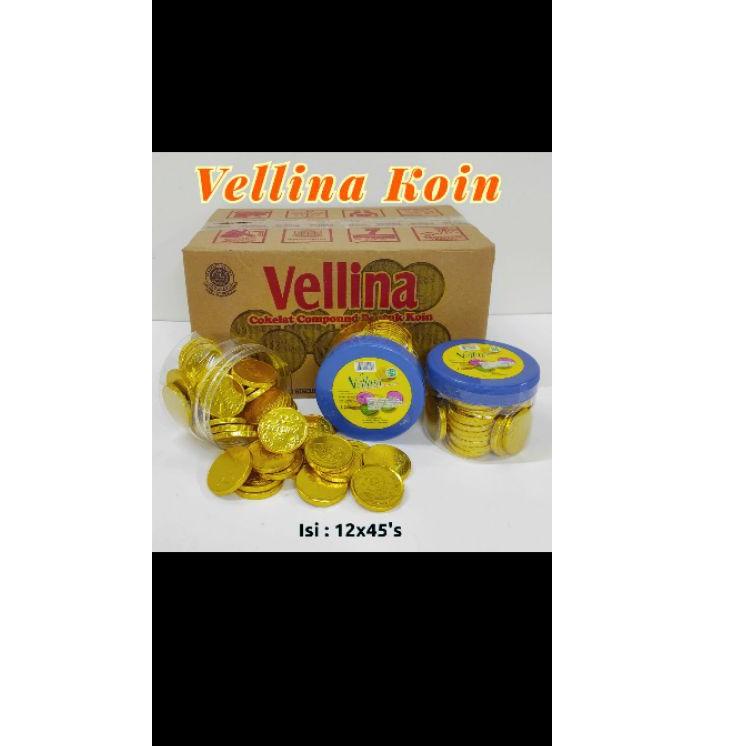 

KodeLl2L6--Vellina Coklat Coin 45'pcs