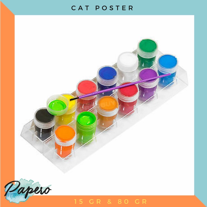 

Hemat Poster Color / Cat Poster Satuan 15Ml Limited