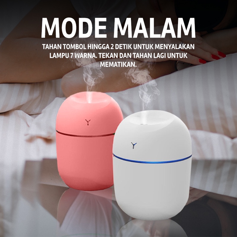 Portable Humidifier Diffuser USB /essential oil aromatherapy/ usb mini air purifier/minyak esensial humidifier 220ML