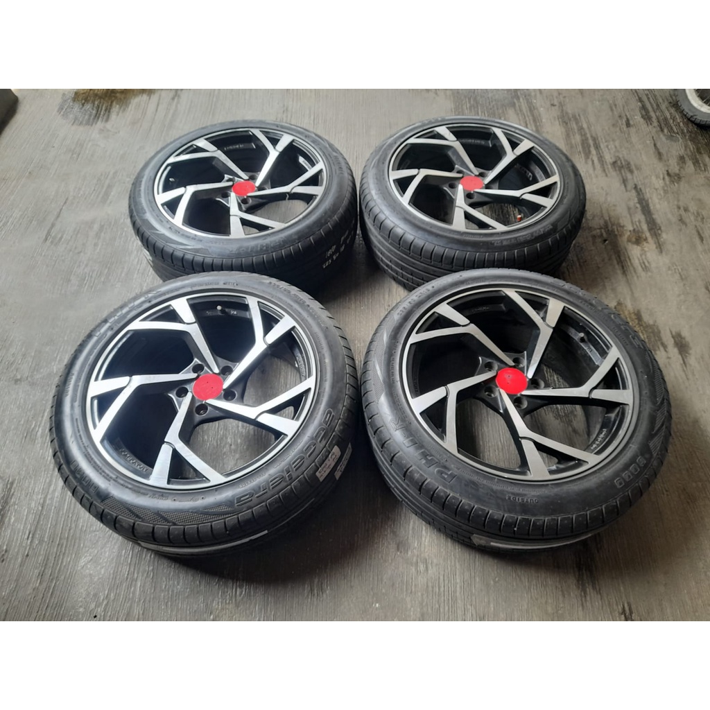 Velg Mobil Ring 18 Bekas Tomia Pcd 5x114,3 + Ban 225 50 R18