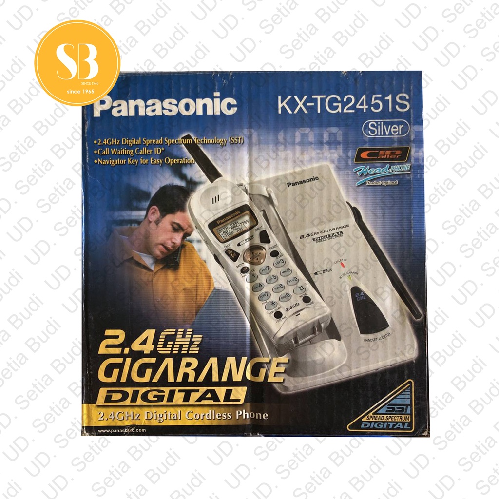 Telepon Cordless / Wireless Panasonic KX-TG2451 Baru dan Murah