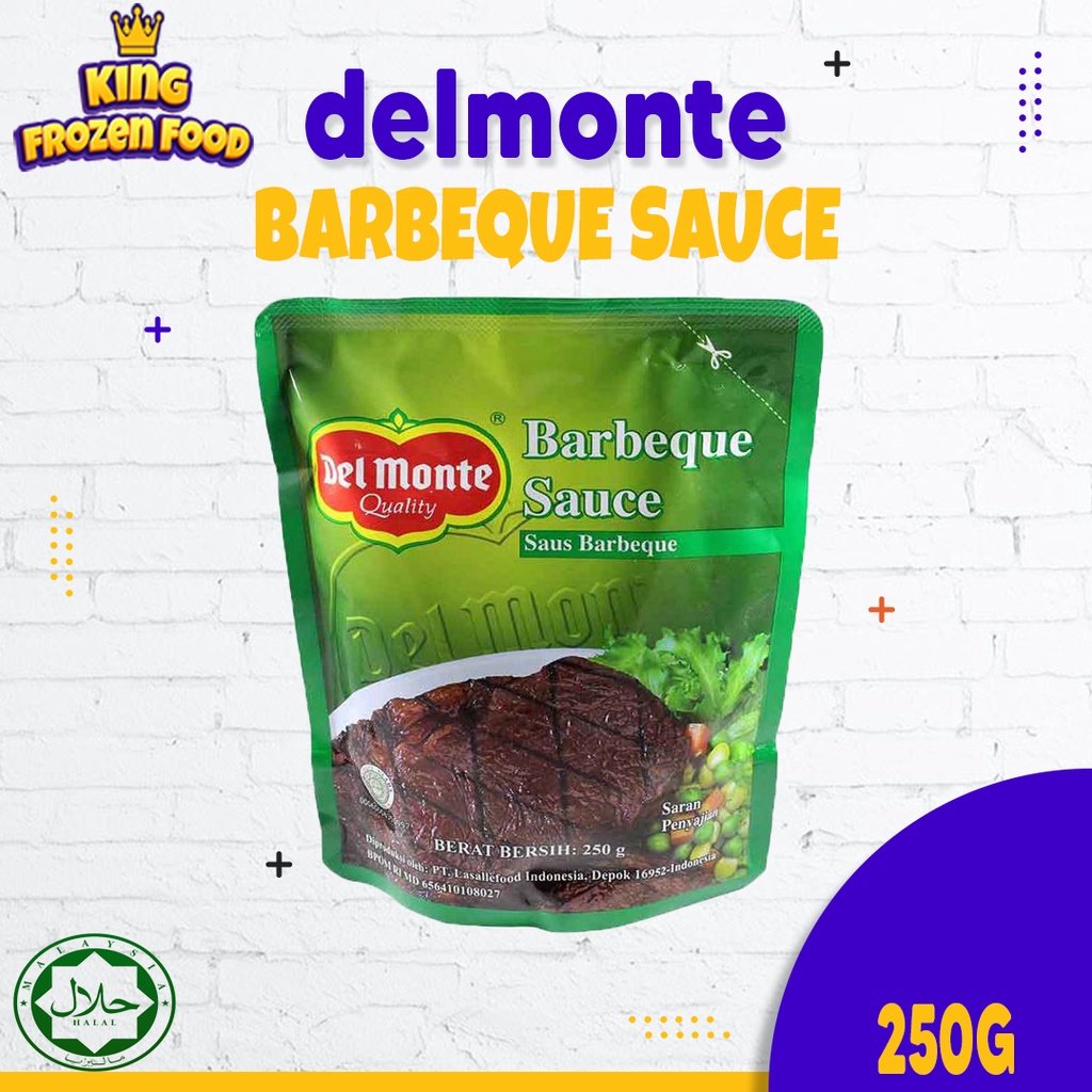 Delmonte Sauce Barbeque Pouch Isi 250G