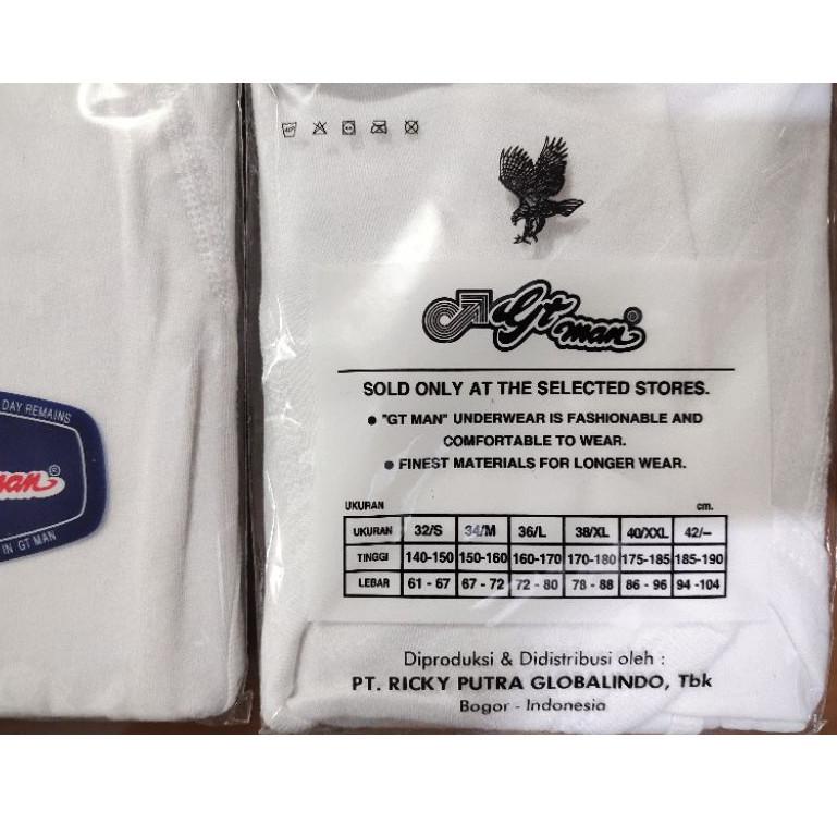 NEW PRODUCT CELANA DALAM GT MAN PUTIH 704 B PUTIH KATUN / CD GT MAN PUTIH 704 B PUTIH , PASTI ORI, P