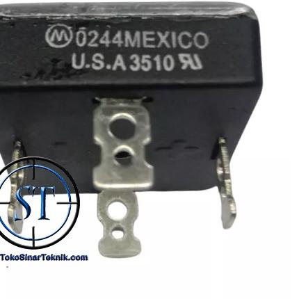 10.10 sale Dioda Bridge 3510 MEXICO 35A 1000V U.S.A Diode Jembatan Kotak Kiprok Original MIC Asli gr