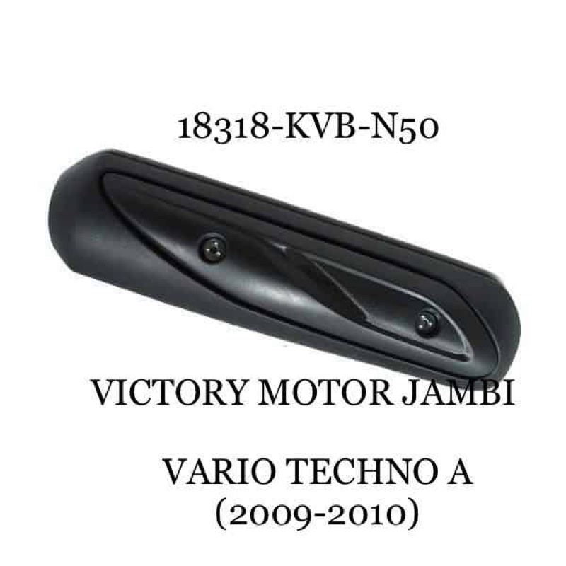 COVER TUTUP KNALPOT VARIO110 TECHNO 18318-KVB-N50 HONDA AHM