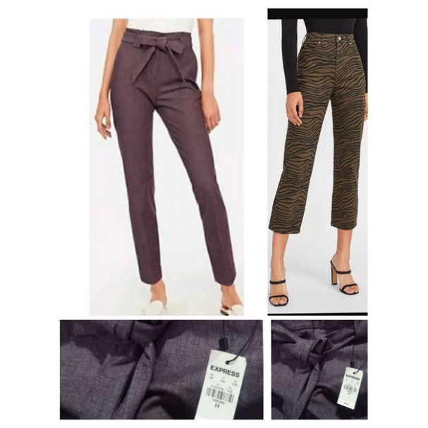 Celana Wanita Long Pants Express Bahan Twill Strech Original