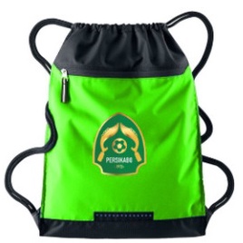 Tas Serut pria string bag polos selempang olahraga bahan Taslan waterproof | Tas Pria Ransel Serut Persikabo BogorFC