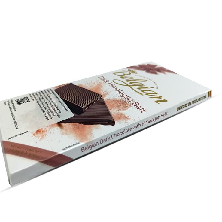 

ART8p3Od--THE BELGIAN Dark Chocolate with Himalayan Salt 100 gram Cokelat Hitam