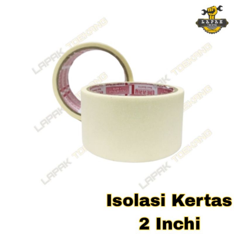 

Lakban Isolasi Kertas Masking Tape 2 inchi 48mm x 10Yard