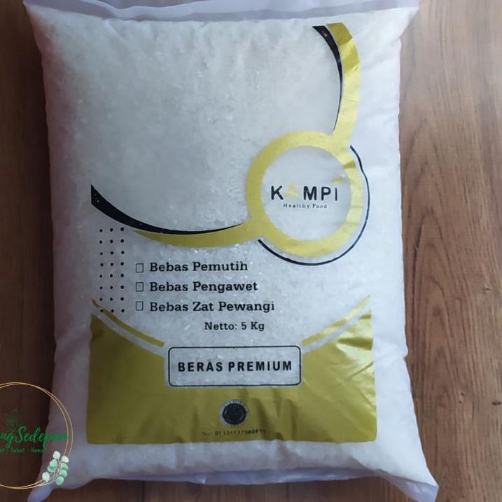 

ART2i2Hw--Beras Premium Kualitas Organic Kampi 5kg Beras Organic Kampi 5kg Beras Pulen Sehat Organik Kampi Healthy Food