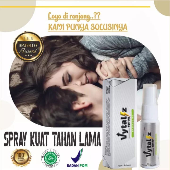 Vytaliz Spray Herbal kuwat pria Tahan Lama POM NA 18190122577 ISI 20 ML