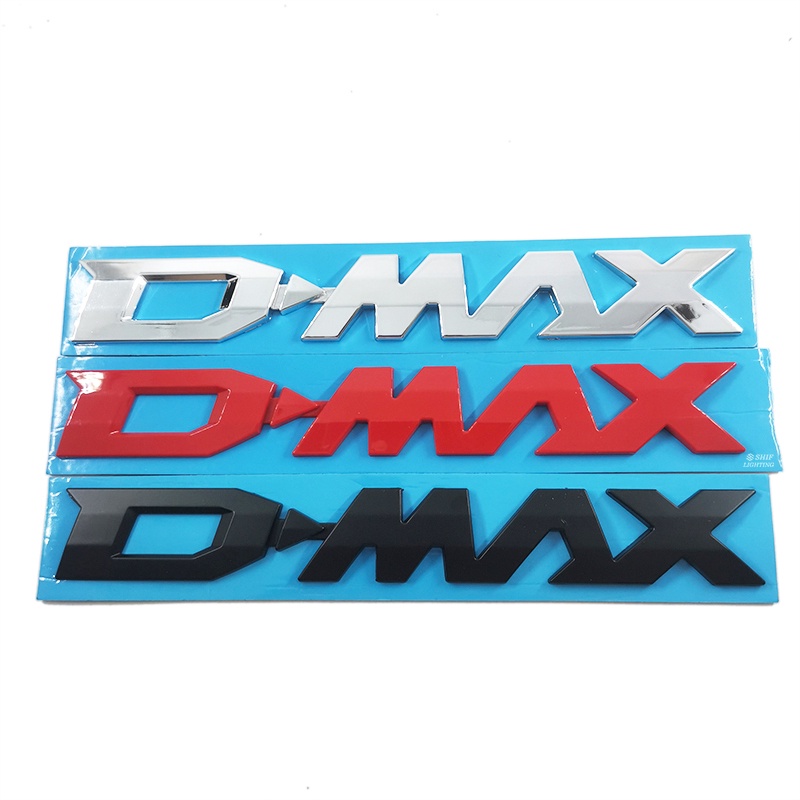 1pc Stiker Emblem Logo DMAX Bahan ABS Untuk Bagasi Belakang Mobil ISUZU DMAX