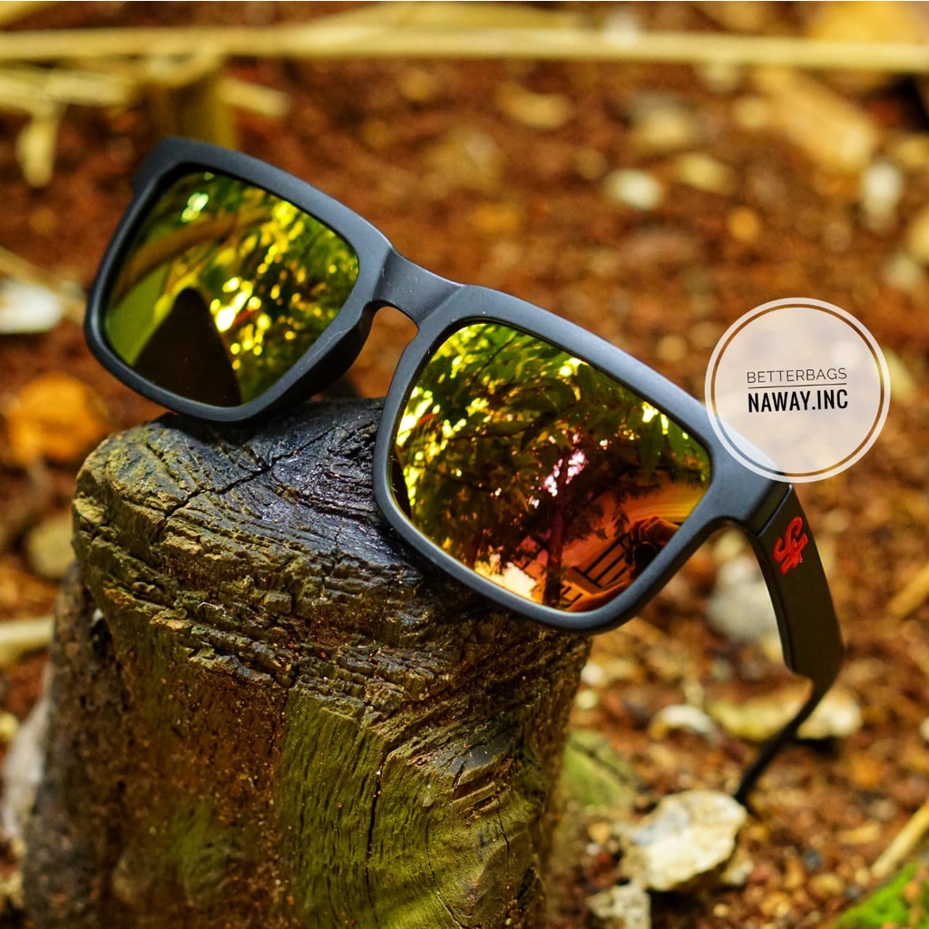 Kacamata Pria Lensa Mirror Iridium/Kacamata Hitam Retro Suglasses Trendi 4001