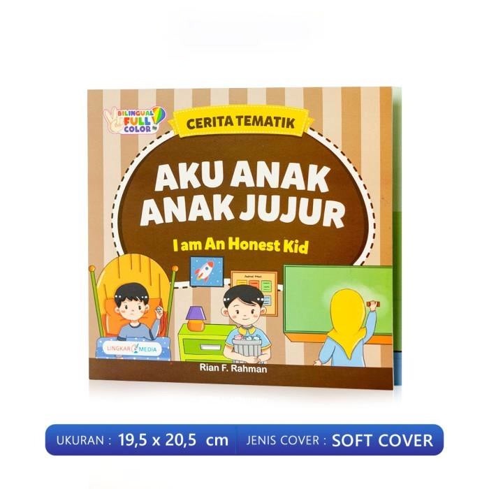 

Buku Cerita Anak TK PAUD bilingual temaktik pengantar tidur - ANAK JUJUR