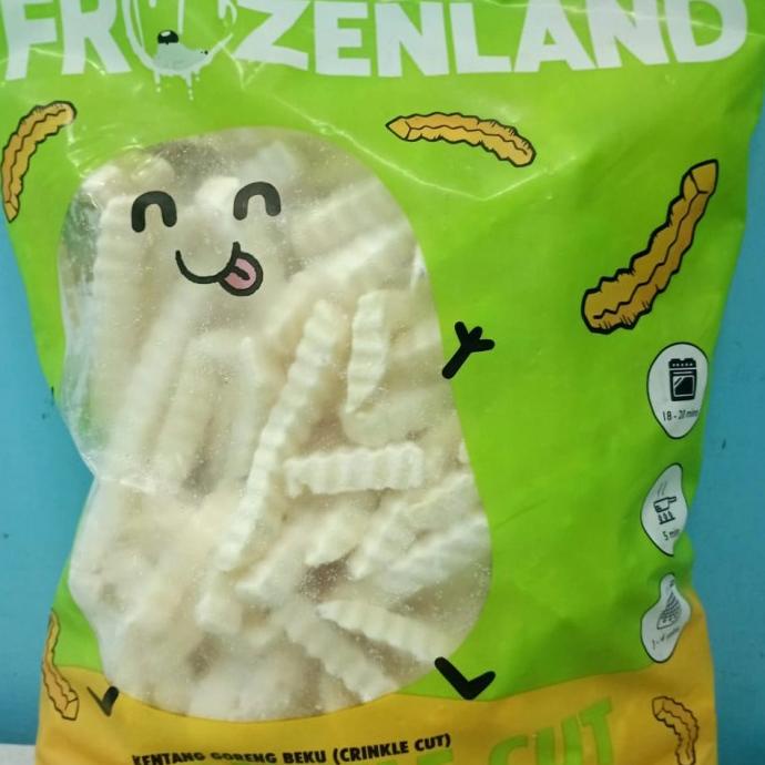 FROZEN FOOD / KENTANG FROZENLAND CRINKLE CUT 2.5 KG