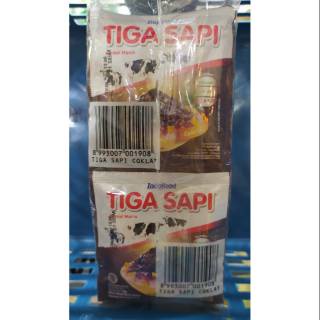 

TIGA SAPI SUSU KENTAL MANIS COKLAT ISI 6 SACHET AYES TOSERBA