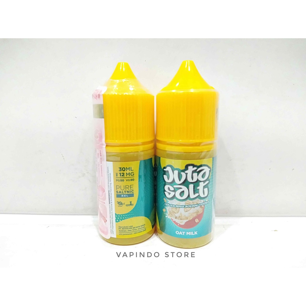 NIC 12MG JUTA JUICE SALT OAT MILK 30ML SALTNIC BY RSR BREW X VAPEBOSS