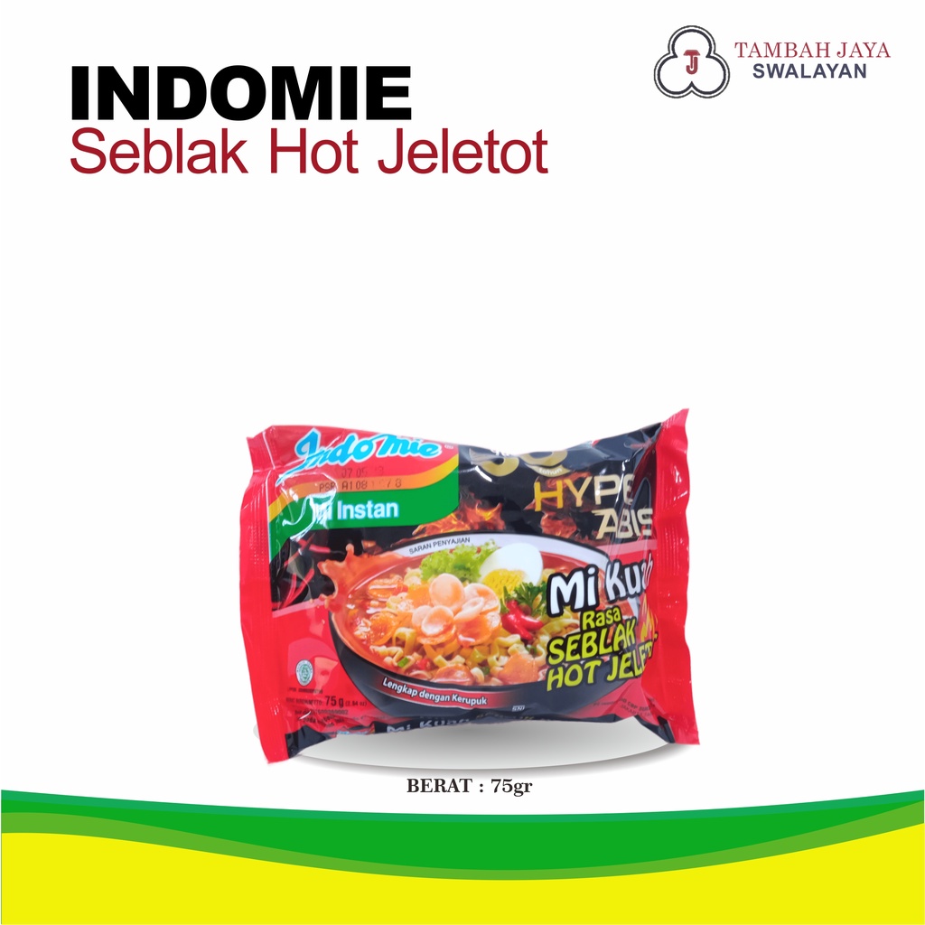 

Indomie Seblak Hot Jeletot [75gr]