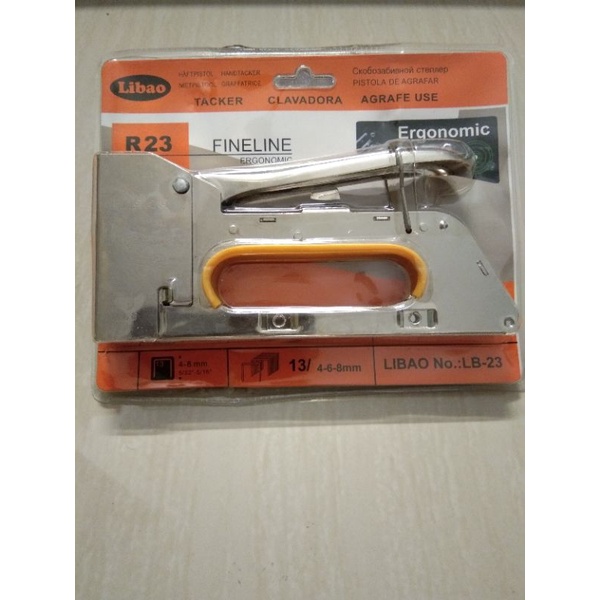 

Gun Hekter Tembak/ Gun Stapler Tembak / Gun Tacker merek LIBAO Perkakas Alat Tukang