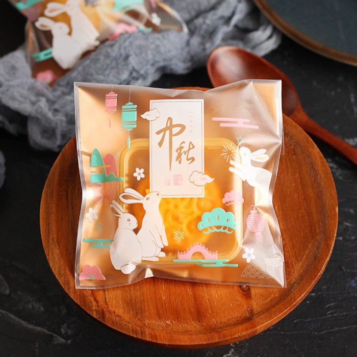 

(75GR) Plastik Mooncake + Tray Mika Mooncake plastik kue bulan - P + Tray Bening