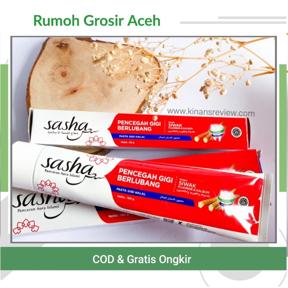 {ACEH} Sasha Pasta Gigi Pencegah Gigi Berlubang