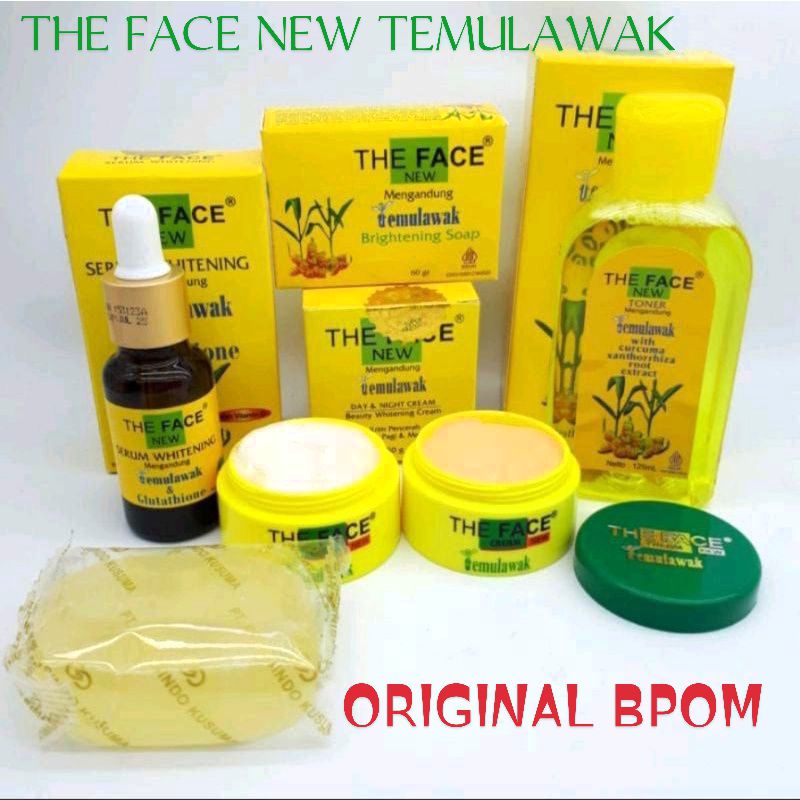 THE FACE TEMULAWAK 5 in 1 / paket the face temulawak/ cream temulawak