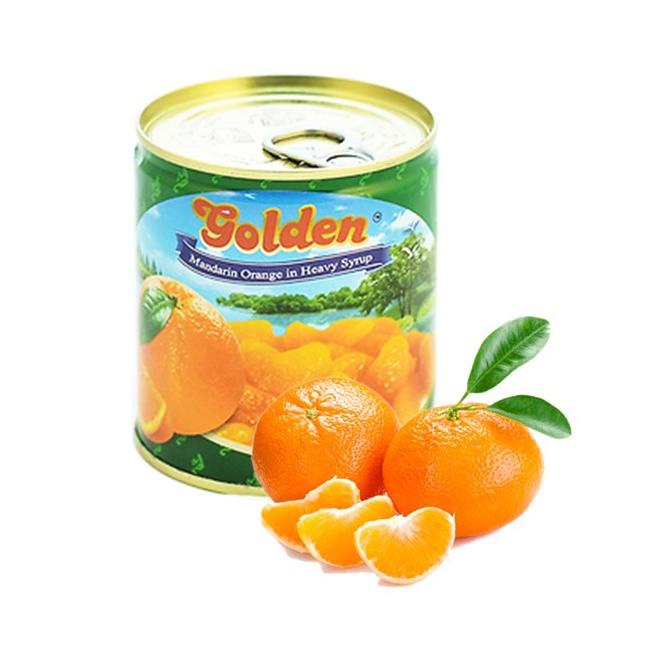 

NEW--Golden Mandarin Orange Makanan Kaleng Jeruk Mandarin 312 gr