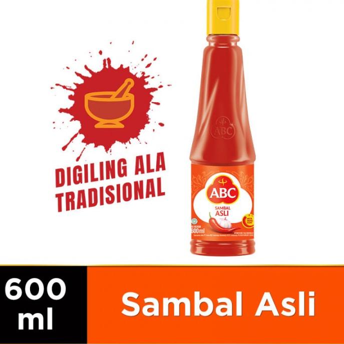 

✨SHOPEE MALL✨ ABC Saus Saos Sambal Asli Botol 600 ml buruan