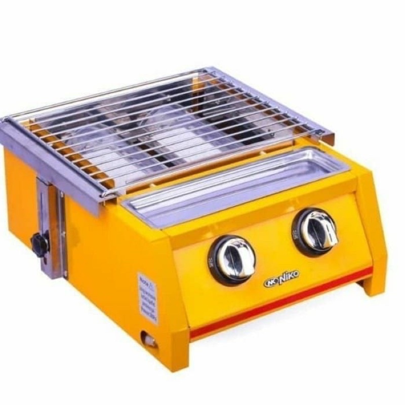 PANGGANGAN NIKO 2 tungku NK GR-2 / panggangan sosis bbq / grill stove