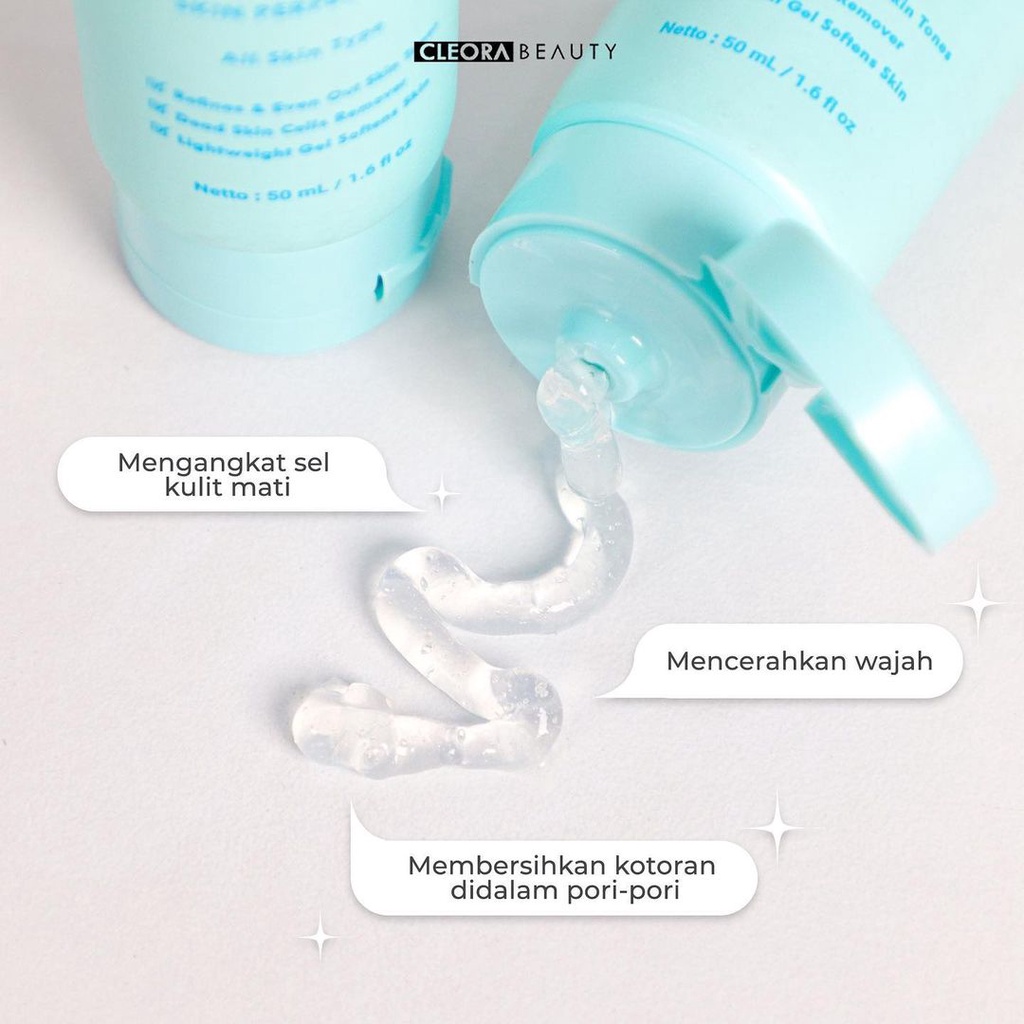 Cleora Beauty 3 Minutes Exfoliating Gel ready siap kirim