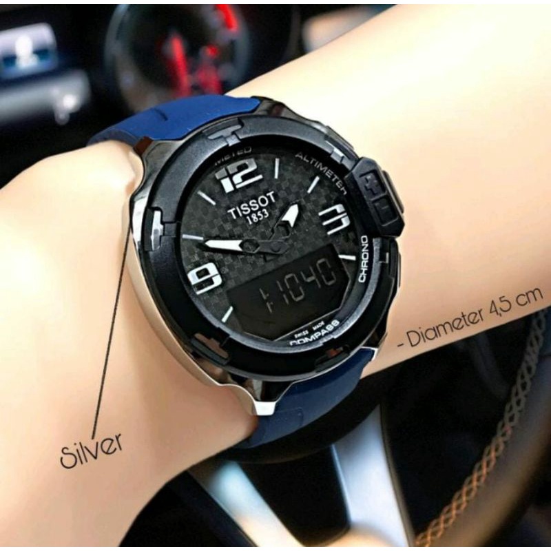 Terviral!!! Jam Tangan Tist Outdoor Mantul Jam Tangan Dualtime Water Resistant