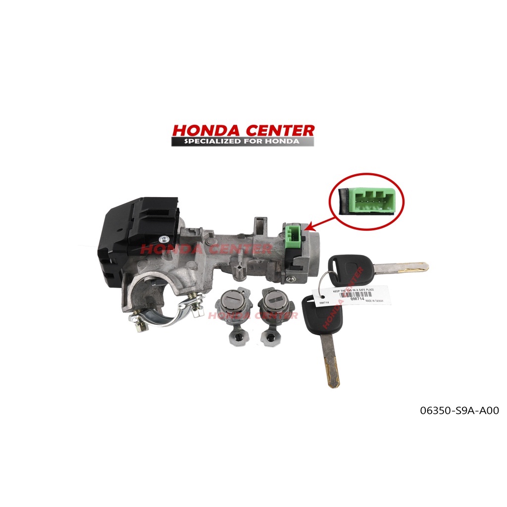 kunci kontak cylinder key set pintu mobil honda crv gen2 2002 2003 2004 2005 2006 manual mt