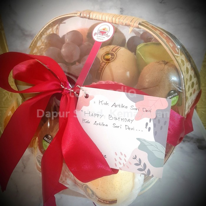 

[COD] Parcel Buah keranjang cincin size Medium